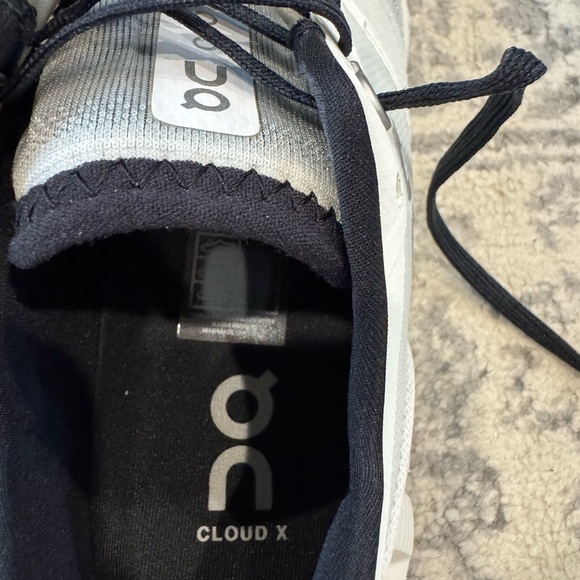 ON Running Women’s Cloud X 3 White and Black Sneakers - Picture 14 of 16